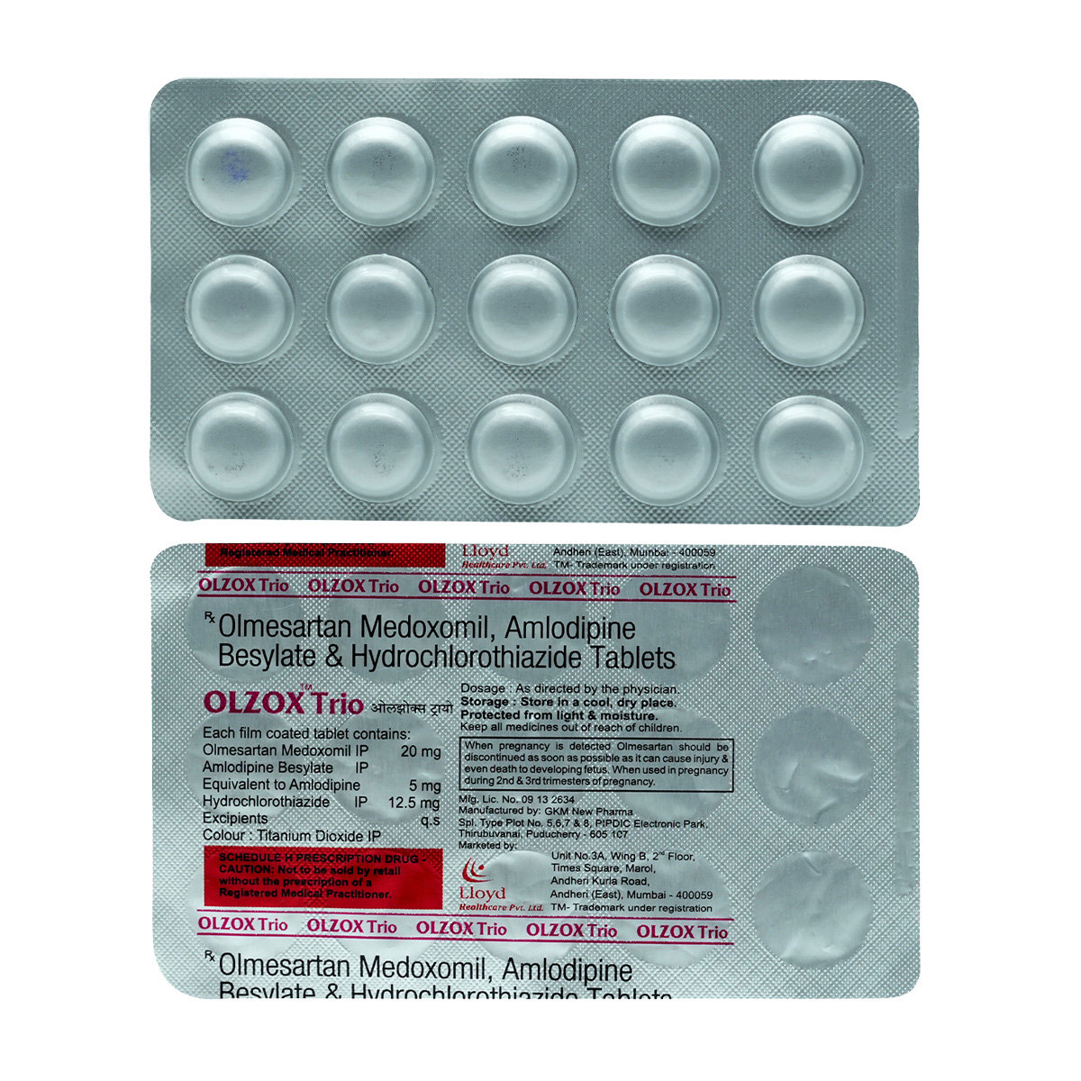 Olzox Trio Tablet 15's, Pack of 15 TabletS Olzox Trio Tablet 15's, Pack of 15 TabletS