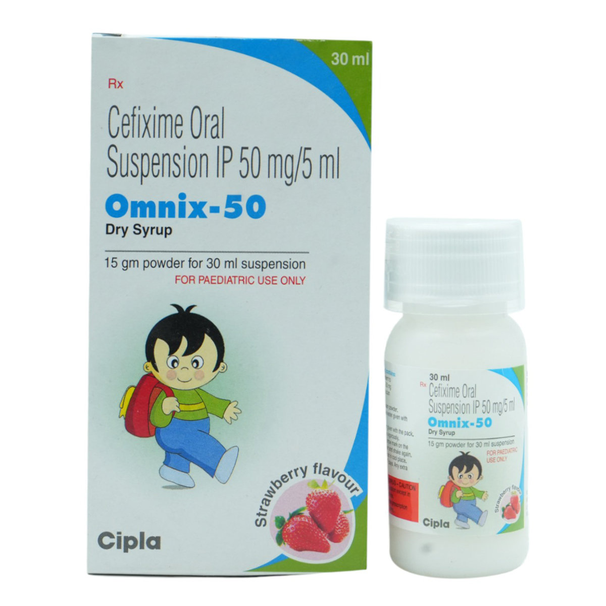 Omnix 50 Dry Syrup 30 ml, Pack of 1 Syrup Omnix 50 Dry Syrup 30 ml, Pack of 1 Syrup