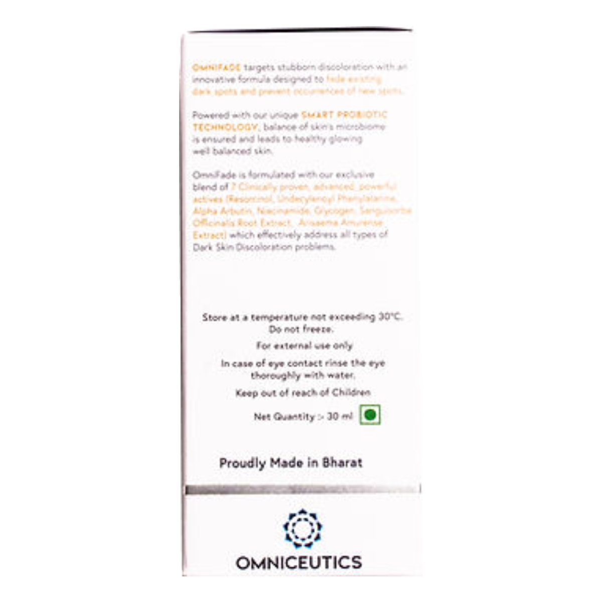 Omnifade Serum 30 ml, Pack of 1 Omnifade Serum 30 ml, Pack of 1