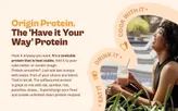 Origin Nutrition 100% Natural Vegan Protein  Coffee Caramel Flavour Powder, 258 gm, Pack of 1