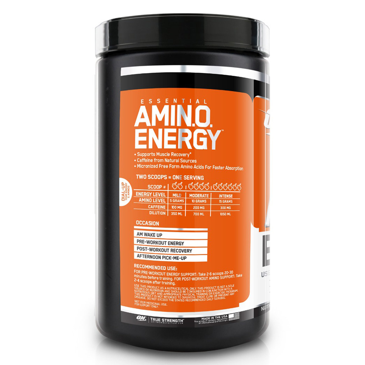 Optimum Nutrition (ON) Essential Amino Energy Orange Flavour Powder, 270 gm, Pack of 1 Optimum Nutrition (ON) Essential Amino Energy Orange Flavour Powder, 270 gm, Pack of 1