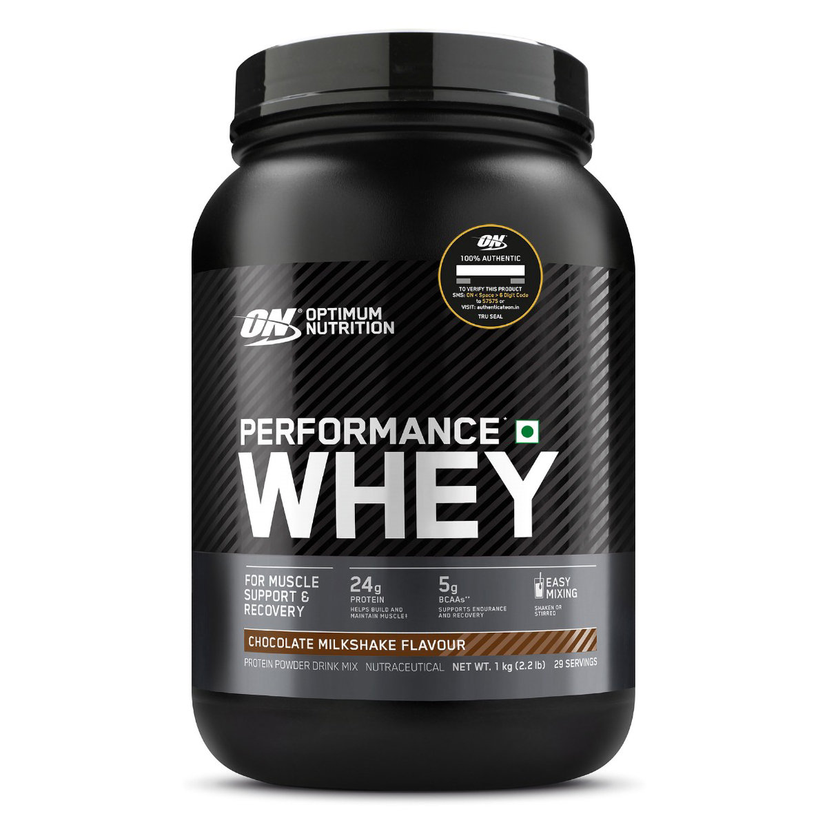 Optimum Nutrition (ON) Performance Whey Protein Chocolate Milkshake Flavour Powder, 1 kg, Pack of 1 Optimum Nutrition (ON) Performance Whey Protein Chocolate Milkshake Flavour Powder, 1 kg, Pack of 1