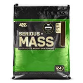 Optimum Nutrition (ON) Serious Mass High Protein Weight Gain Chocolate Flavour Powder, 12 lb, Pack of 1