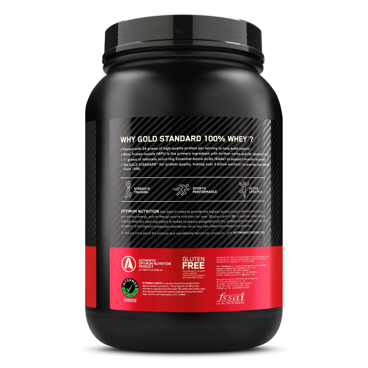 Optimum Nutrition (ON) Gold Standard 100% Whey Protein Vanilla Ice Cream Flavour Powder, 907 gm, Pack of 1 Optimum Nutrition (ON) Gold Standard 100% Whey Protein Vanilla Ice Cream Flavour Powder, 907 gm, Pack of 1