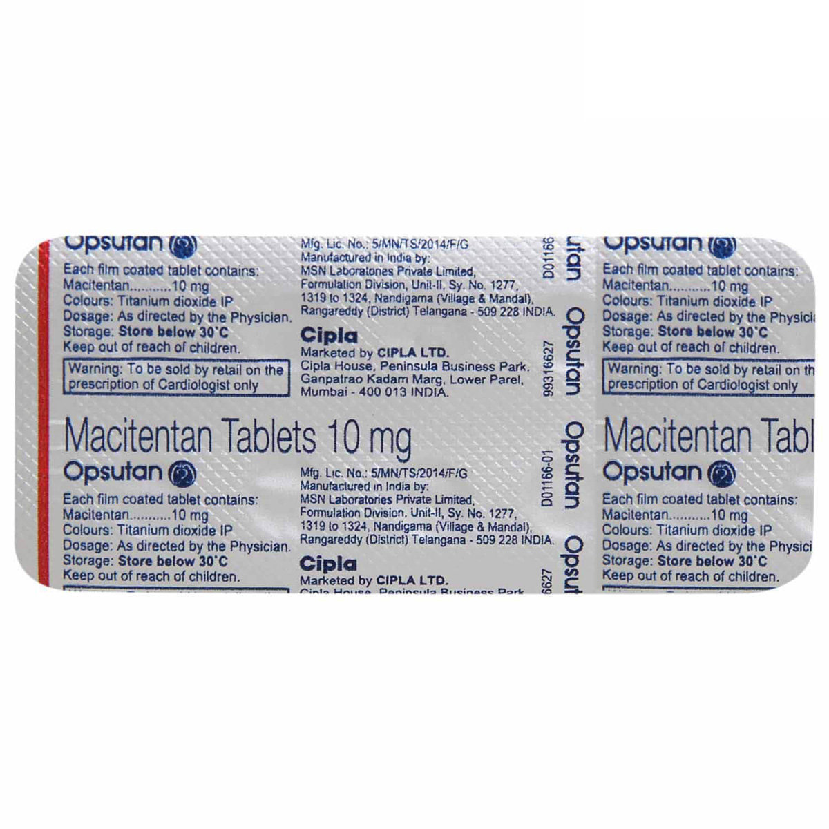 Opsutan Tablet 10's, Pack of 10 TABLETS Opsutan Tablet 10's, Pack of 10 TABLETS