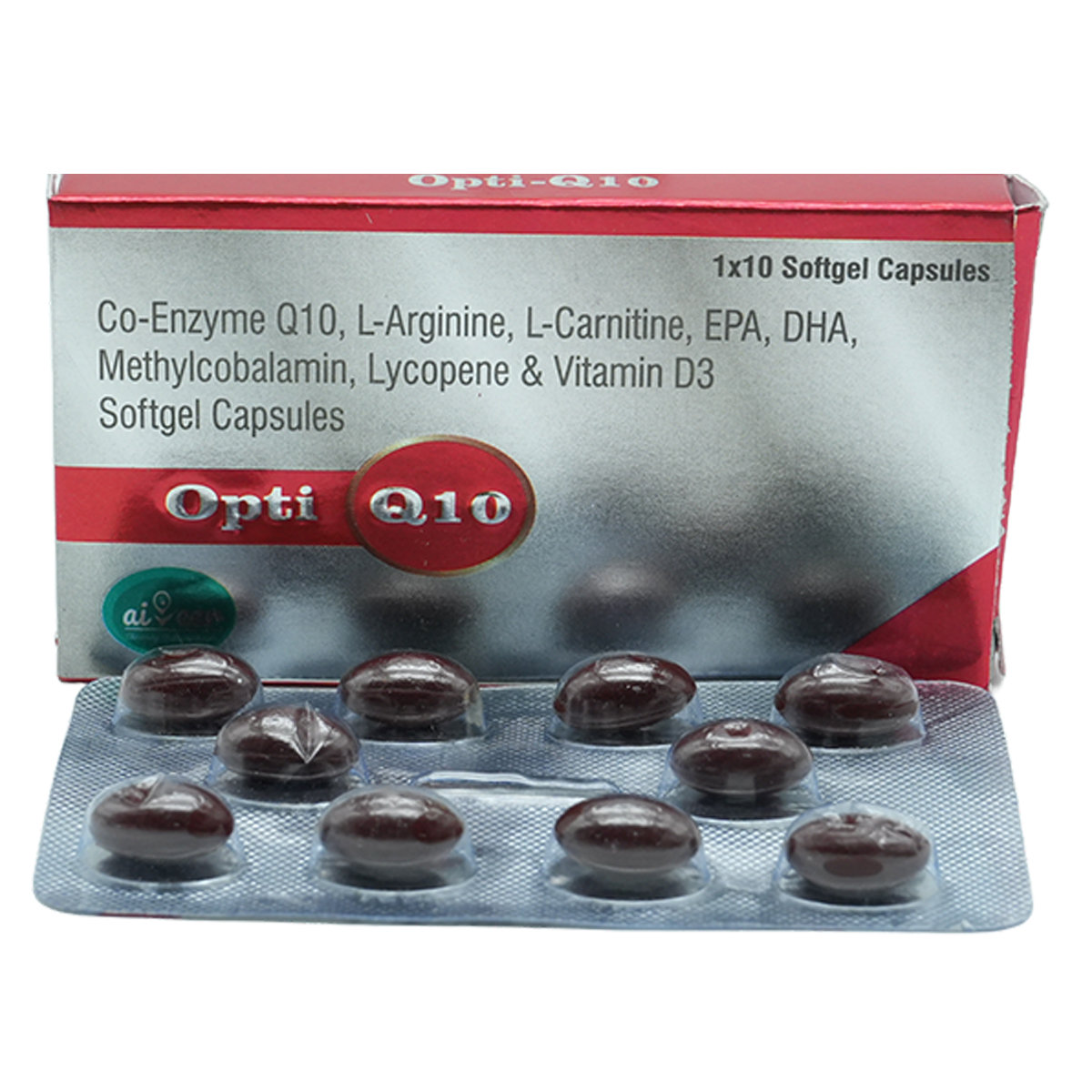 Opti-Q10 Softgel Capsule 10'S, Pack of 10 CapsuleS Opti-Q10 Softgel Capsule 10'S, Pack of 10 CapsuleS