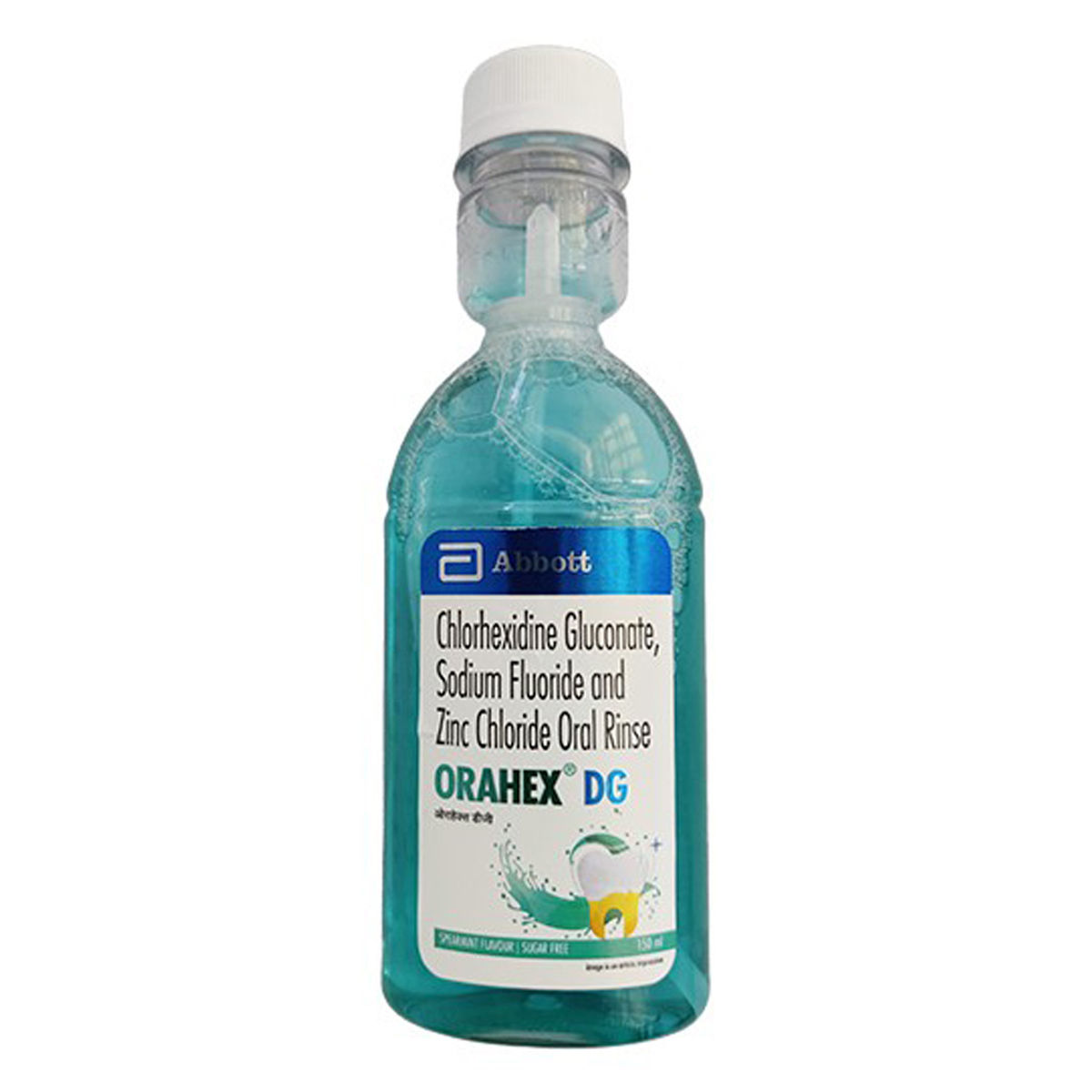 Buy Orahex DG Sugar Free Spearmint Oral Rinse 150 ml Online