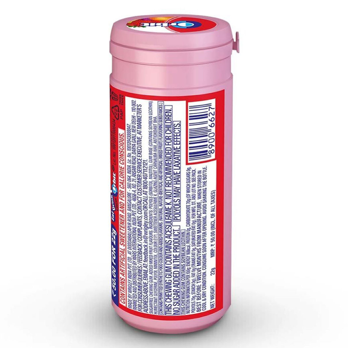 Wrigley Orbit Mixed Fruit Sugar Free Chewing Gum, 22 gm, Pack of 1 Wrigley Orbit Mixed Fruit Sugar Free Chewing Gum, 22 gm, Pack of 1