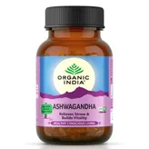 Organic India Ashwagandha, 60 Capsules, Pack of 1