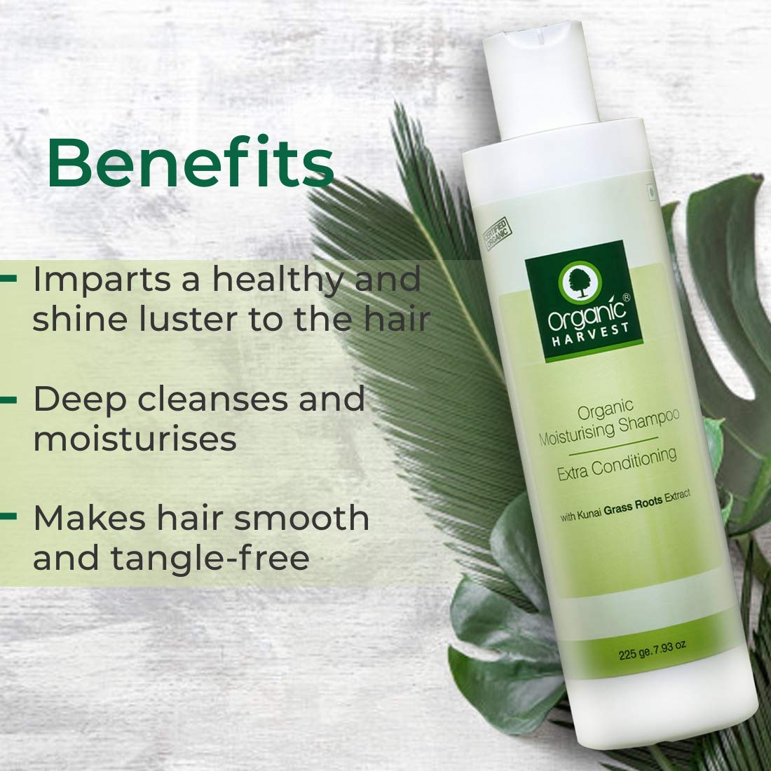 Organic Harvest Extra Conditioning Moisturising Shampoo, 225 ml, Pack of 1 Organic Harvest Extra Conditioning Moisturising Shampoo, 225 ml, Pack of 1