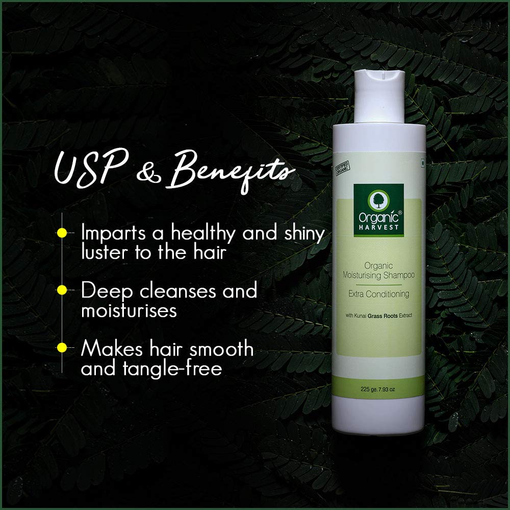 Organic Harvest Extra Conditioning Moisturising Shampoo, 225 ml, Pack of 1 Organic Harvest Extra Conditioning Moisturising Shampoo, 225 ml, Pack of 1