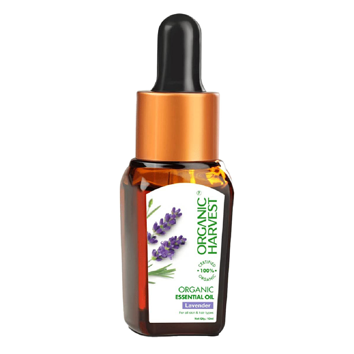 Organic Harvest Lavender Essential Oil 10 ml | 100% Certified Organic | For All Skin & Hair Type, Pack of 1 Organic Harvest Lavender Essential Oil 10 ml | 100% Certified Organic | For All Skin & Hair Type, Pack of 1