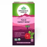 Organic India Tulsi Sweet Rose, 25 Infusion Bags (25x1.6 gm), Pack of 1