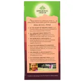 Organic India Tulsi Green Tea Pomegranate Infusion Tea Bags, 25 Count, Pack of 1