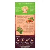 Organic India Tulsi Green Tea Pomegranate Infusion Tea Bags, 25 Count, Pack of 1