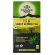 Organic India Tulsi Sweet Lemon Tea Infusion Tea Bags, 25 Count