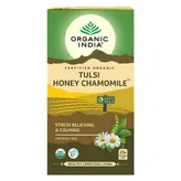 Organic India Tulsi Honey Chamomile, 25 Infusion Bags (25x1.74 gm), Pack of 1