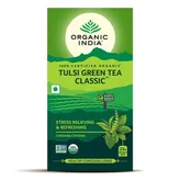 Organic India Tulsi Green Tea Classic Infusion Tea Bags, 25 Count, Pack of 1