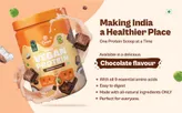 Origin Nutrition 100% Natural Vegan Protein Chocolate Flavour Powder, 271 gm, Pack of 1