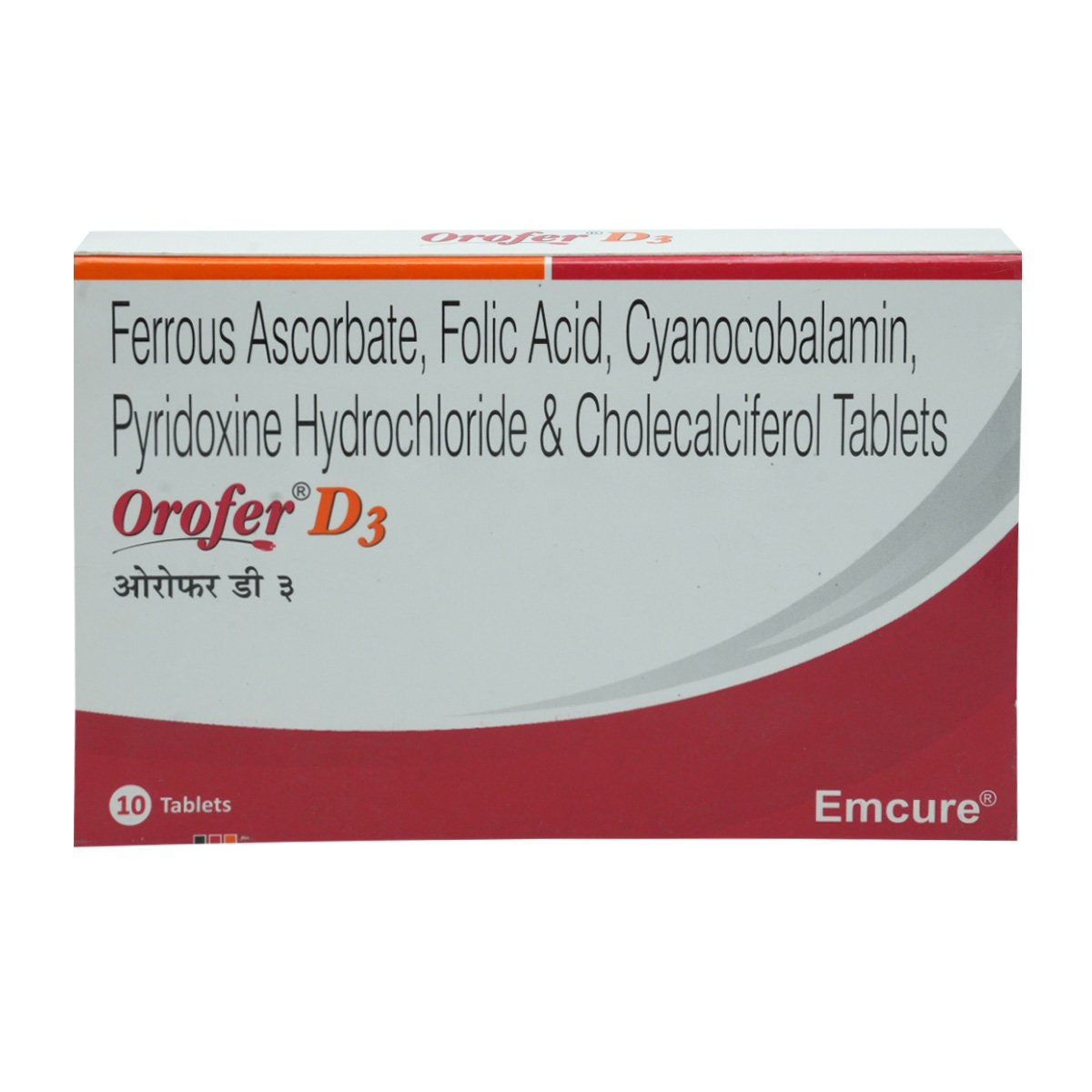 Orofer D3 Tablet 10's, Pack of 10 Orofer D3 Tablet 10's, Pack of 10