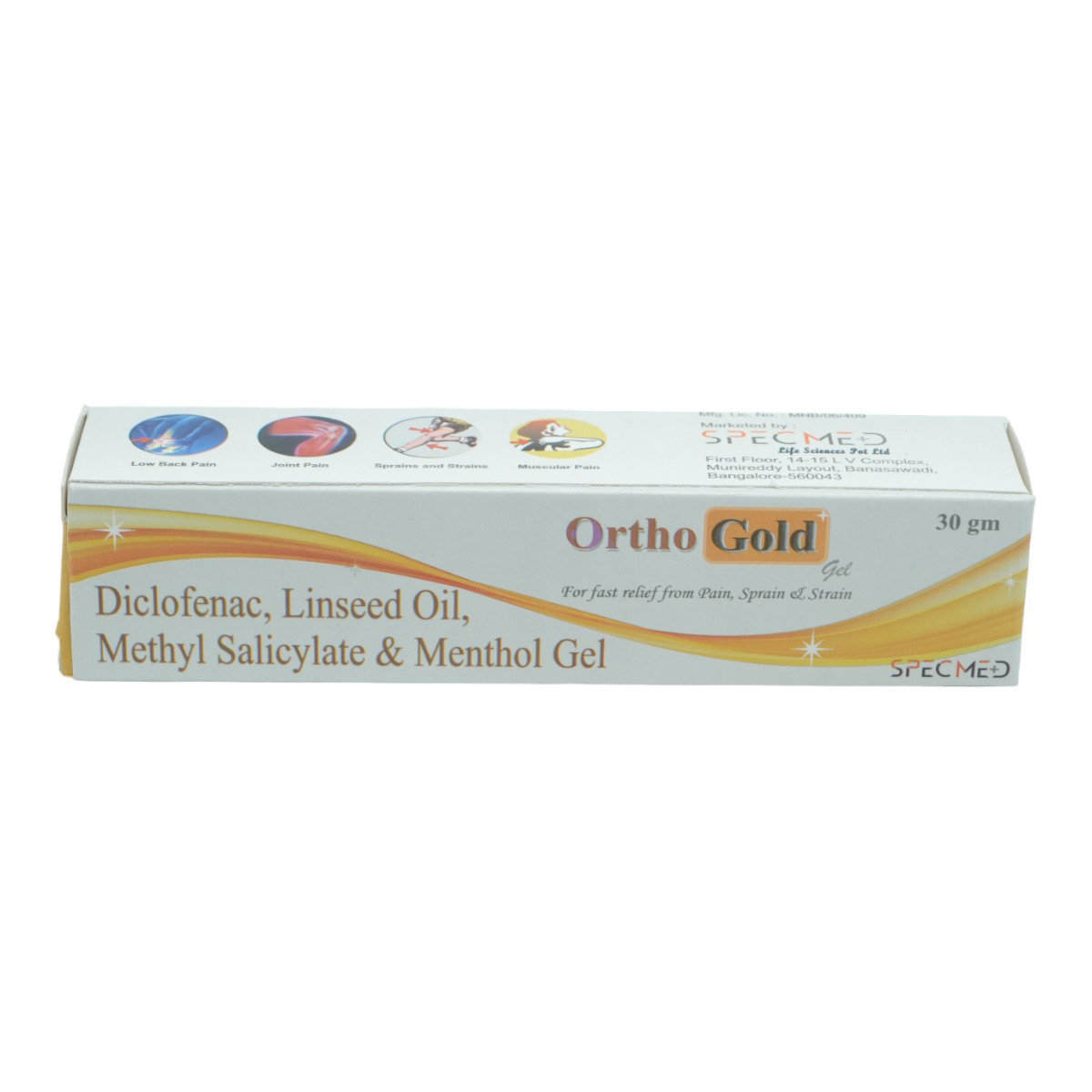 Ortho Gold Gel 30 gm, Pack of 1 Gel Ortho Gold Gel 30 gm, Pack of 1 Gel
