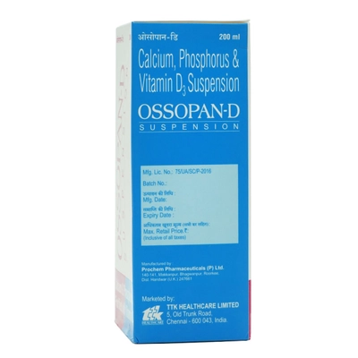 Ossopan D Suspension 200 ml, Pack of 1 SUSPENSION