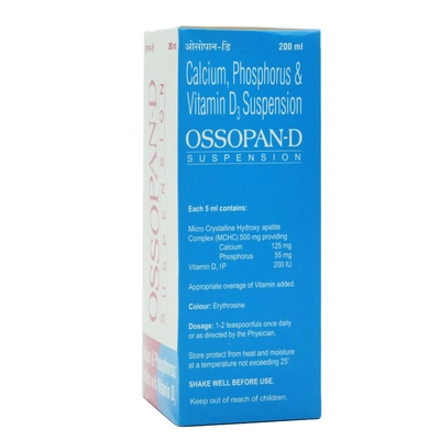 Ossopan D Suspension 200 ml, Pack of 1 SUSPENSION