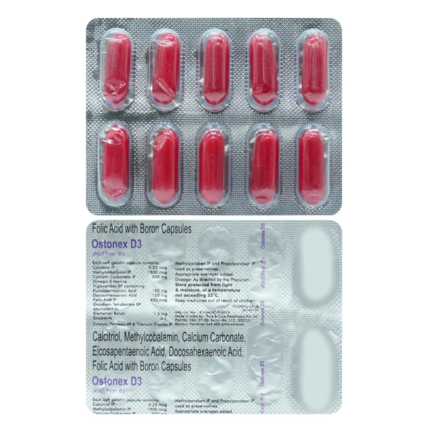 Ostonex D3 Softgel Capsule 10's, Pack of 10