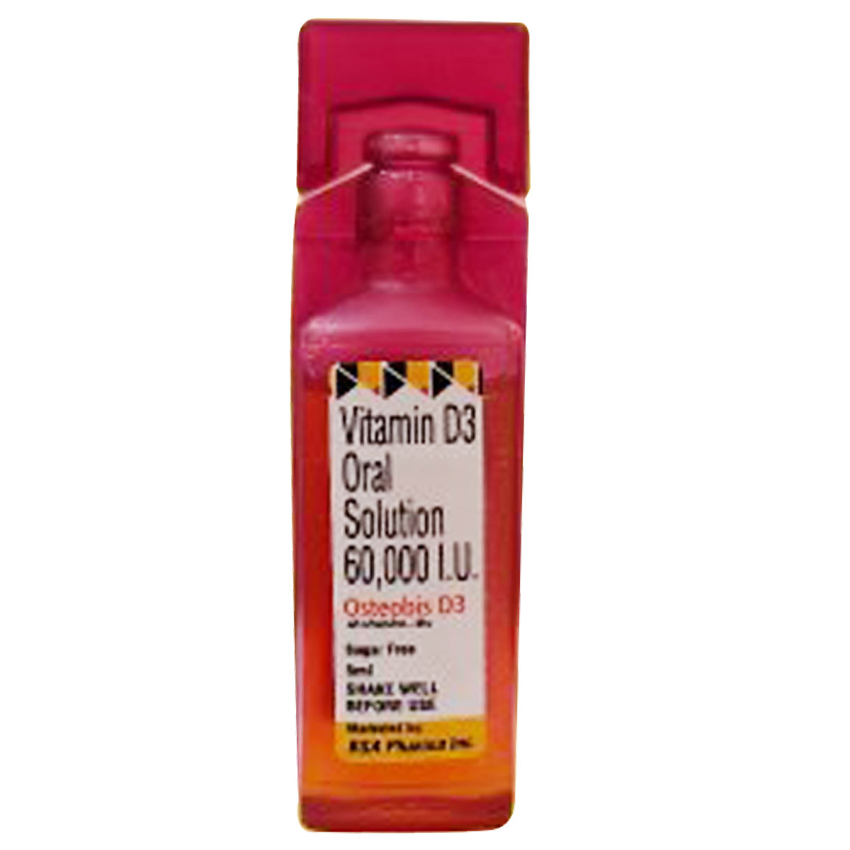 Osteobis D3 60K Sugar Free Butterscotch Solution 5 ml, Pack of 1 Osteobis D3 60K Sugar Free Butterscotch Solution 5 ml, Pack of 1