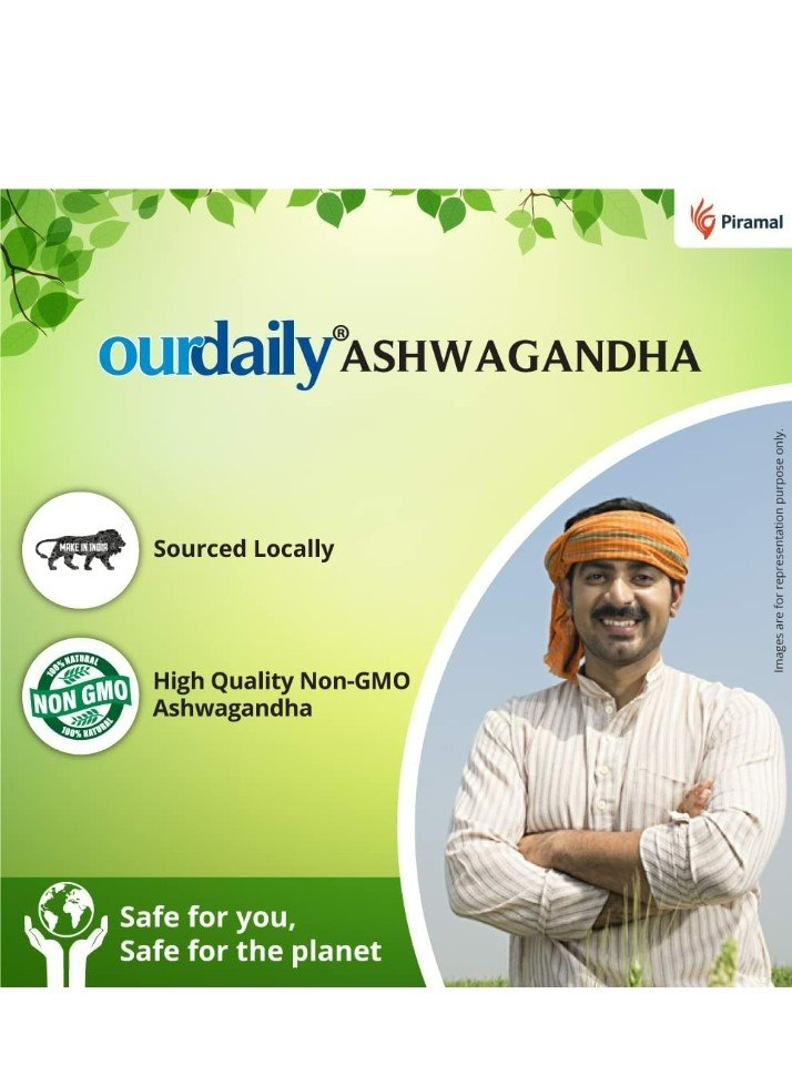 Ourdaily Ashwagandha, 60 Tablets, Pack of 1 Ourdaily Ashwagandha, 60 Tablets, Pack of 1