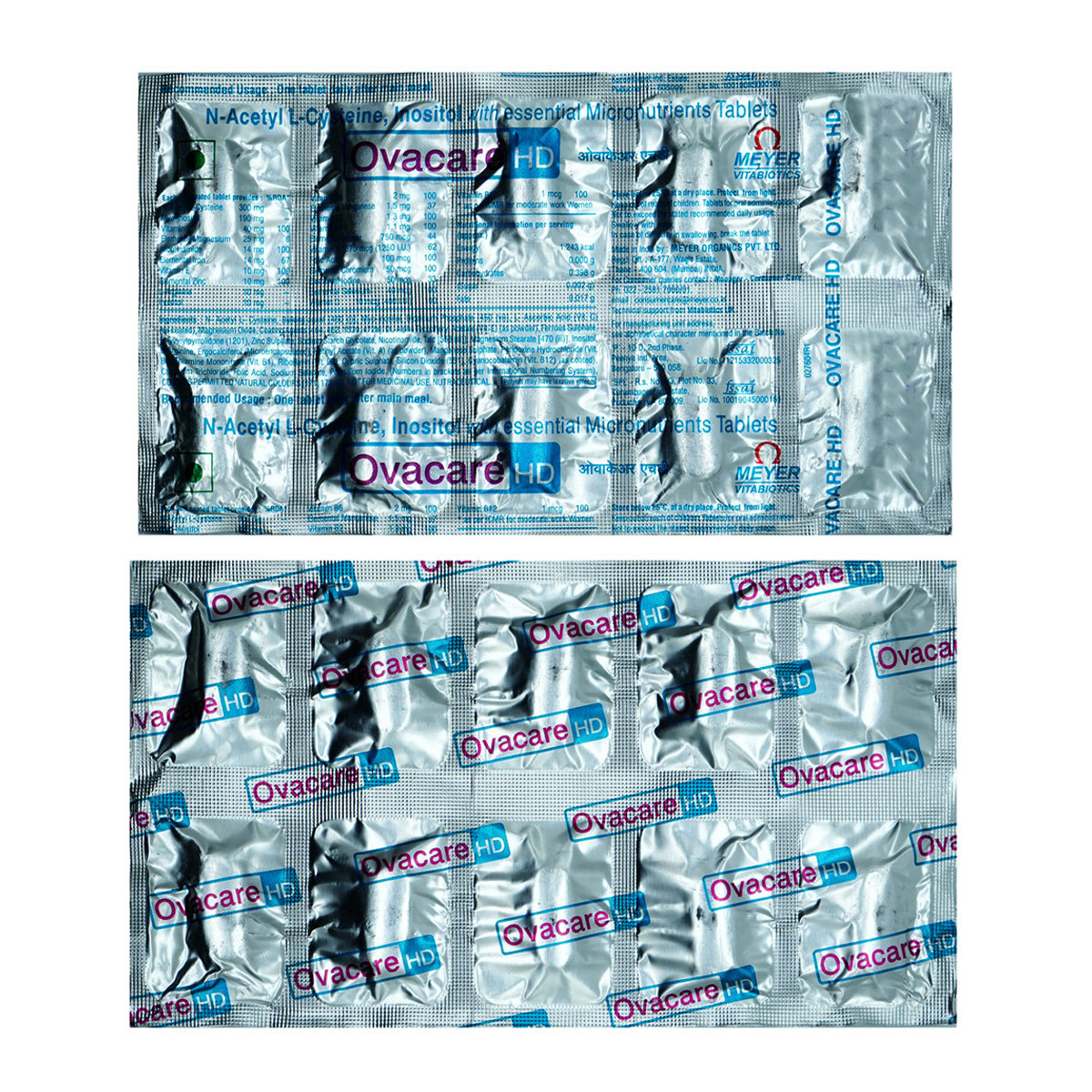 Ovacare HD Tablet 10's, Pack of 10 Ovacare HD Tablet 10's, Pack of 10