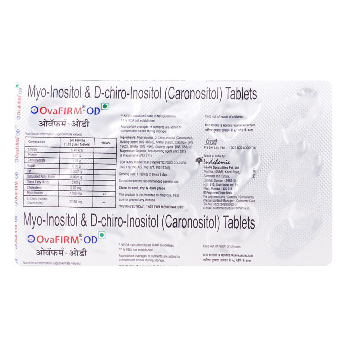 Buy Ovafirm-OD Tablet 15's Online