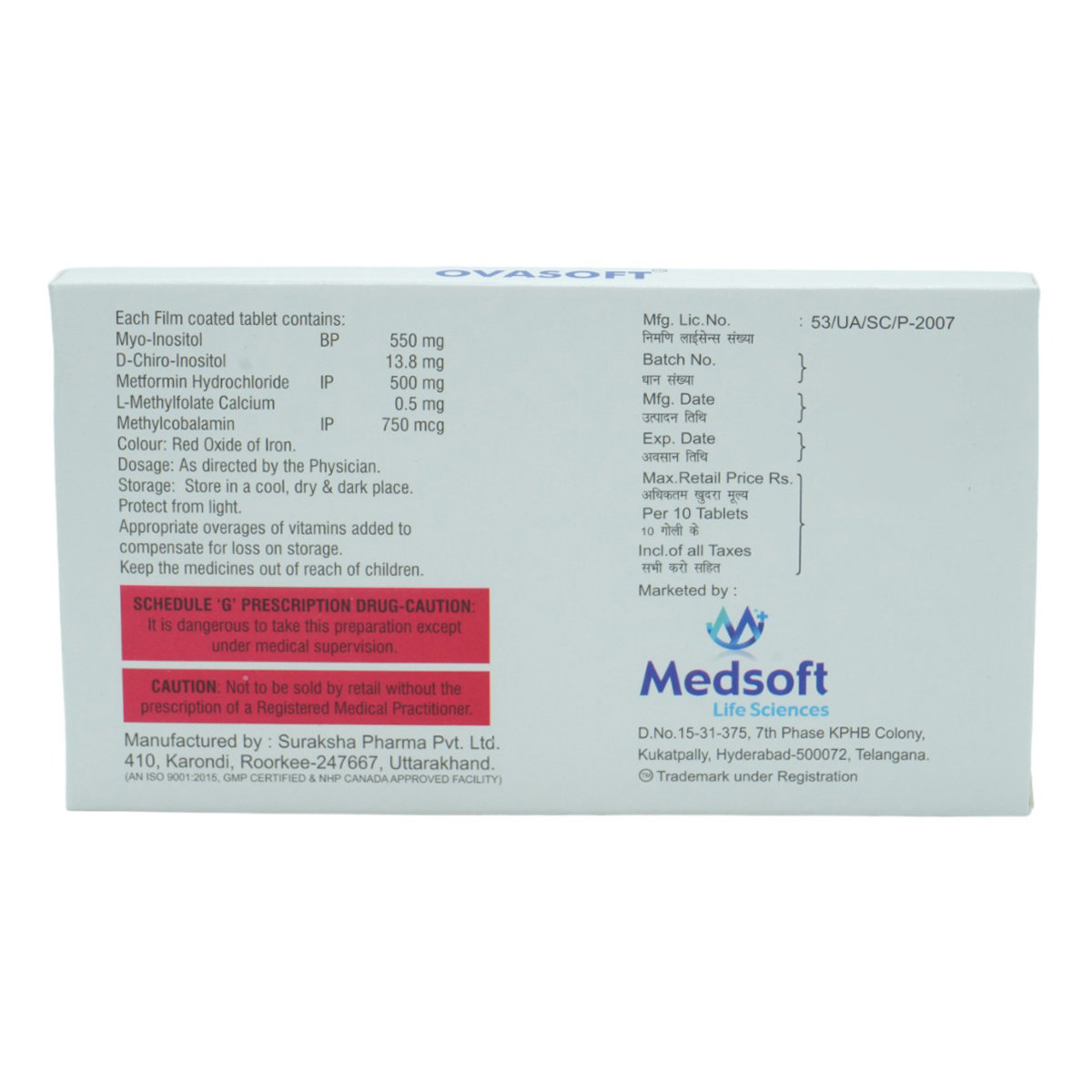 Ovasoft Tablet 10's, Pack of 10 Ovasoft Tablet 10's, Pack of 10