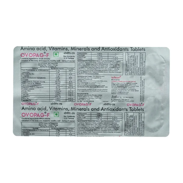 Ovopag-F Tablet 10's, Pack of 10