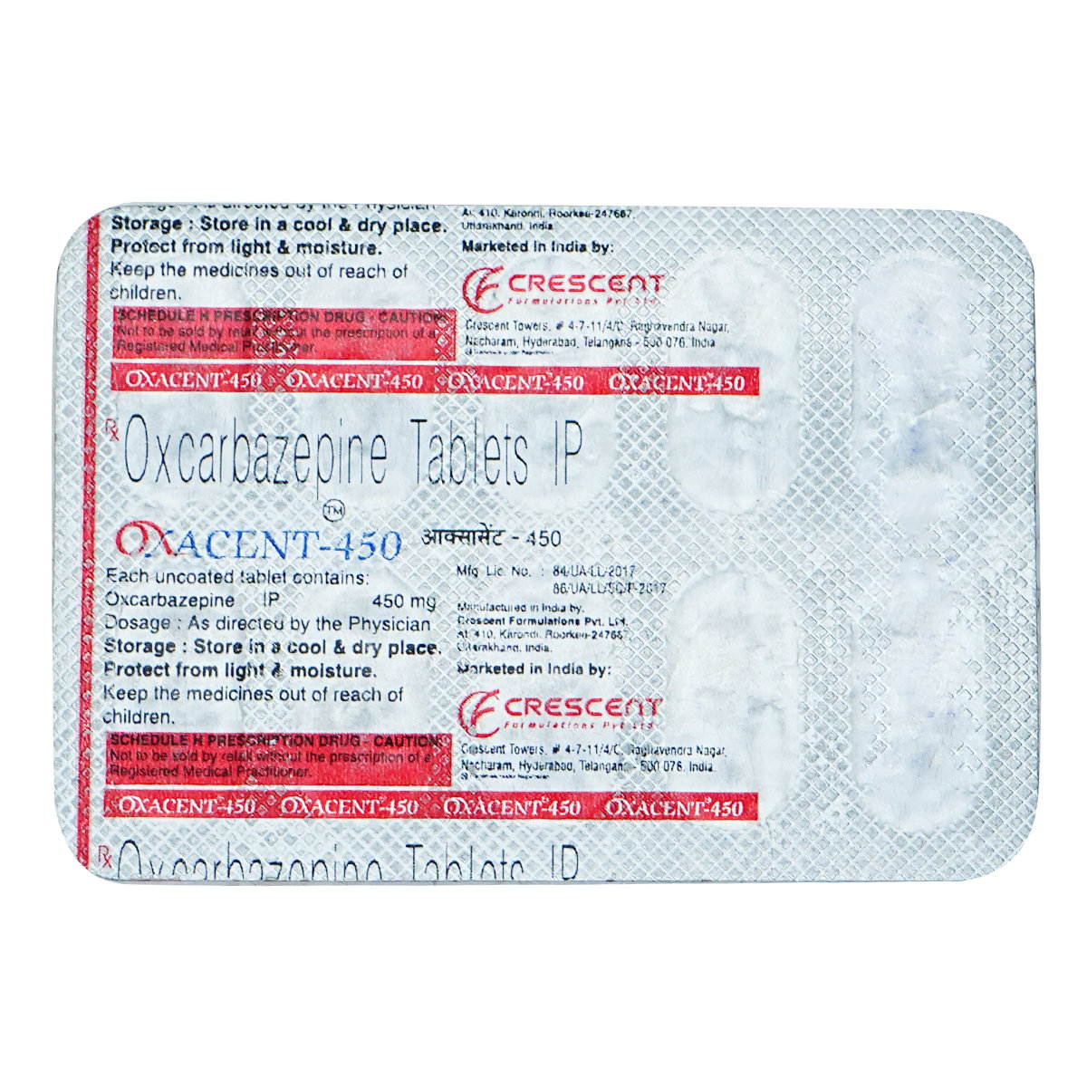 Oxacent-450 mg Tablet 10's, Pack of 10 TABLETS Oxacent-450 mg Tablet 10's, Pack of 10 TABLETS