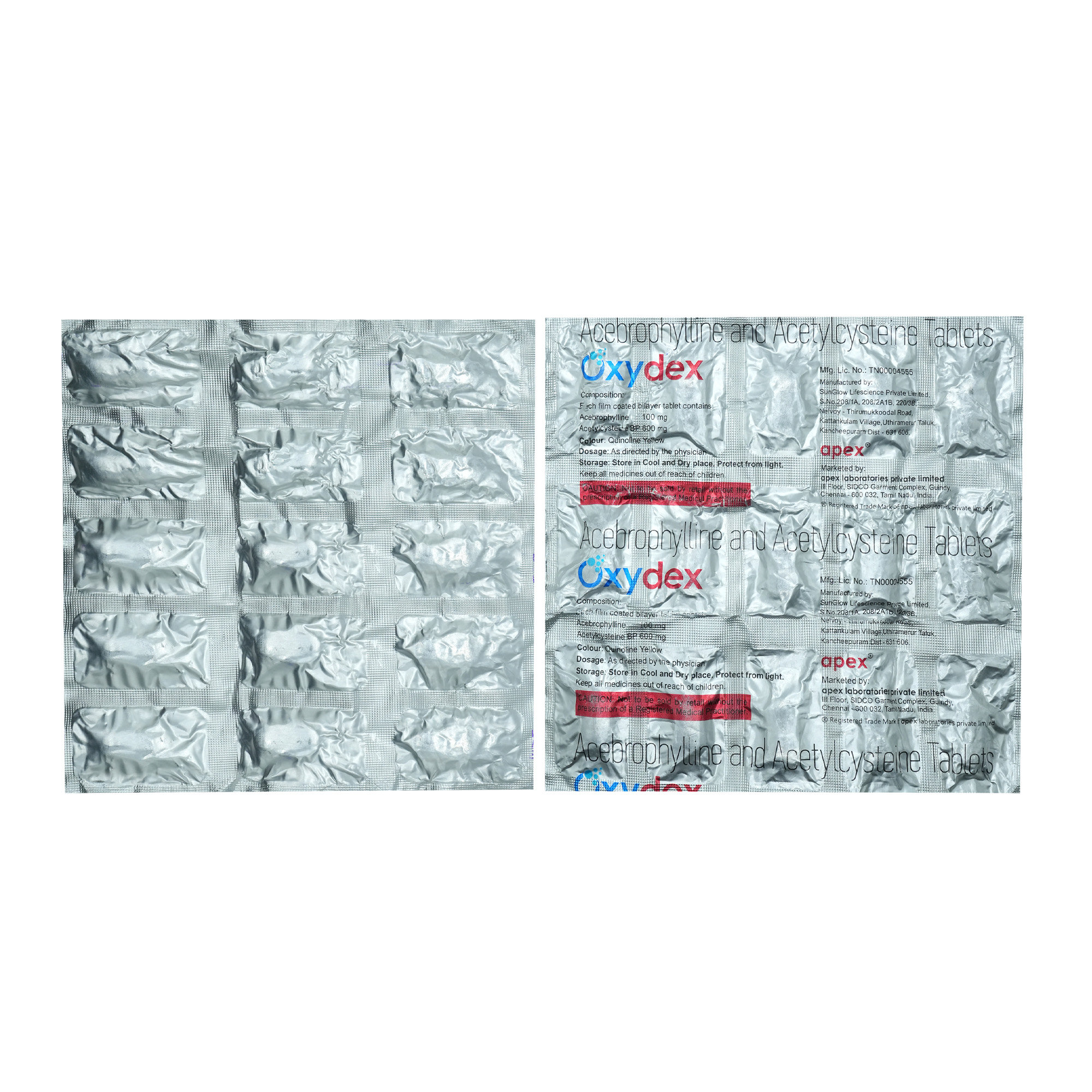 Oxydex Tablet 15's, Pack of 15 TABLETS Oxydex Tablet 15's, Pack of 15 TABLETS