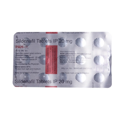 PAH 20 Tablet 15's, Pack of 15 TABLETS