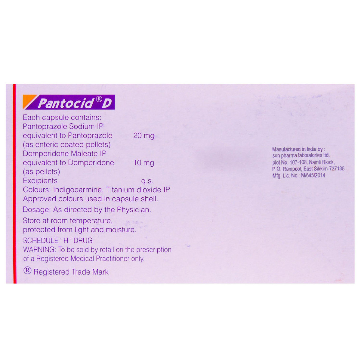 Pantocid D Capsule 10's, Pack of 10 Pantocid D Capsule 10's, Pack of 10