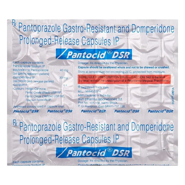 Pantocid DSR Capsule 15's, Pack of 15