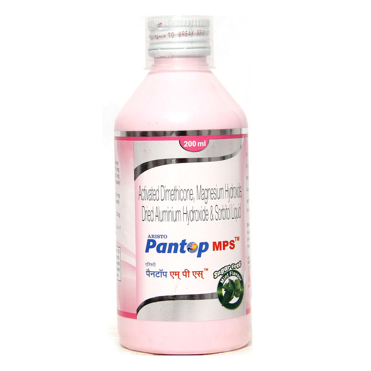 Buy Pantop MPS Sugar Free Mint Liquid 200 ml Online