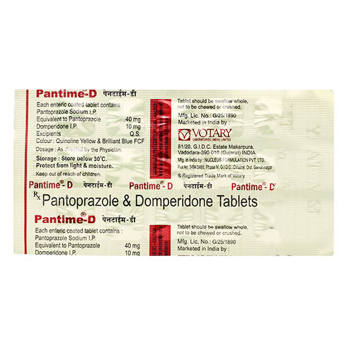 Pantime D Tablet 15's, Pack of 15 Pantime D Tablet 15's, Pack of 15