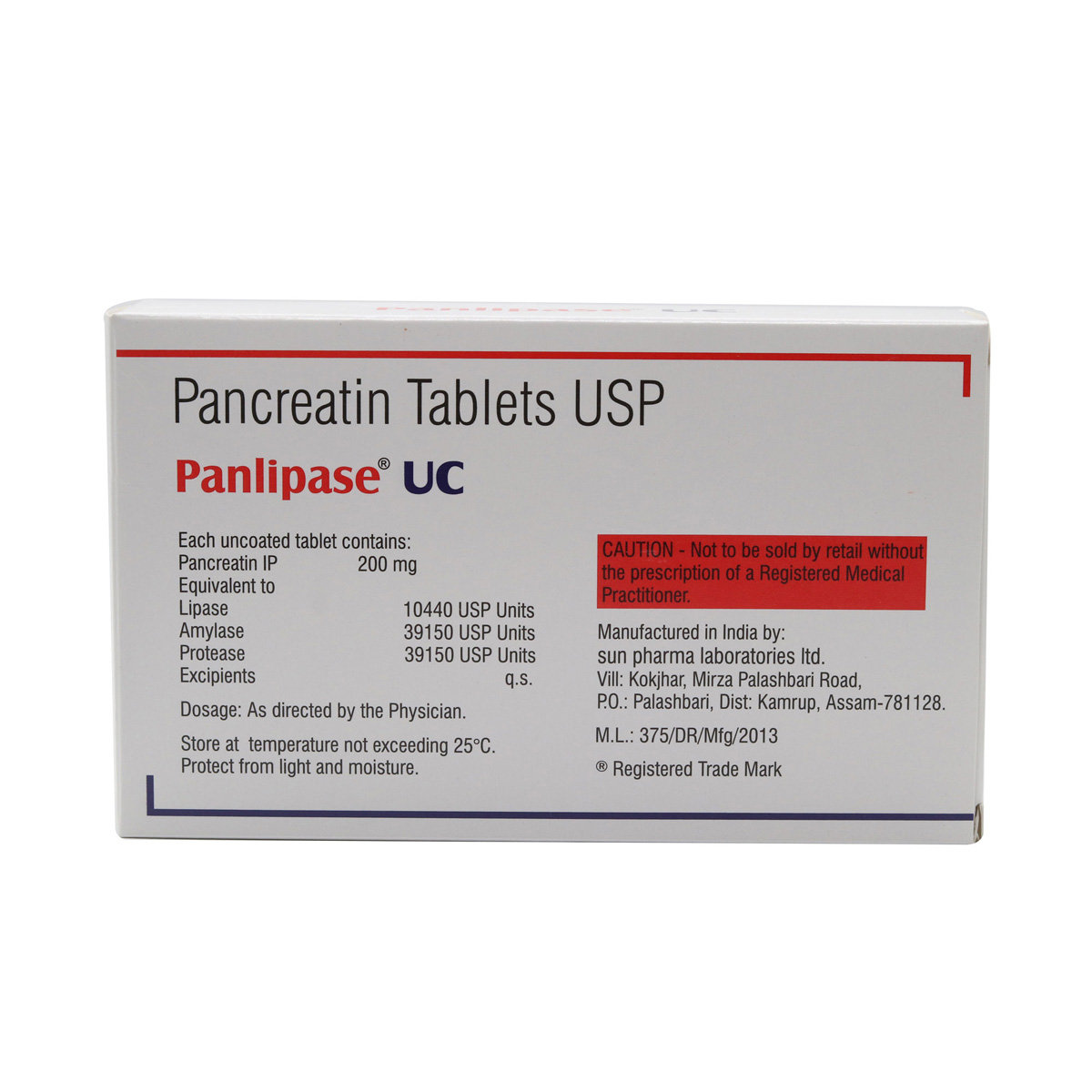 Panlipase UC Tablet 10's, Pack of 10 TABLETS Panlipase UC Tablet 10's, Pack of 10 TABLETS