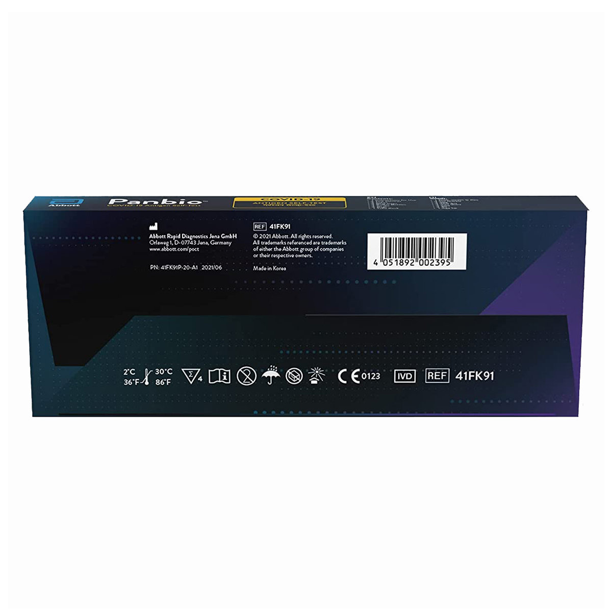 Panbio Covid-19 Antigen Self-Test, 1 Kit, Pack of 1 Panbio Covid-19 Antigen Self-Test, 1 Kit, Pack of 1