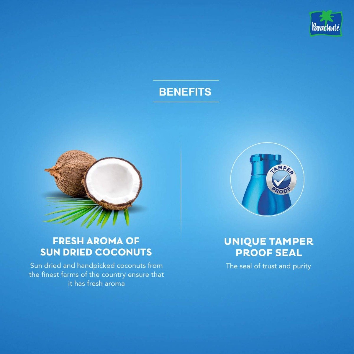 Parachute Pure Coconut Hair Oil, 250 ml, Pack of 1 Parachute Pure Coconut Hair Oil, 250 ml, Pack of 1