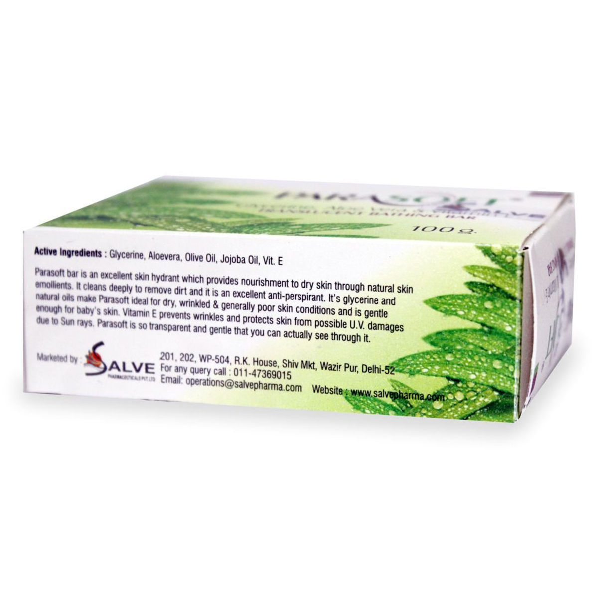 Salve Parasoft Combopack Soap, 100 gm, Pack of 1 Salve Parasoft Combopack Soap, 100 gm, Pack of 1