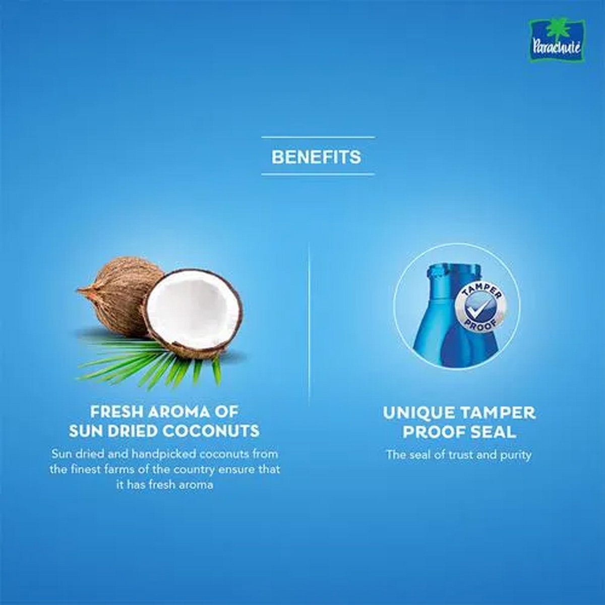 Parachute Pure Coconut Hair Oil, 100 ml, Pack of 1 Parachute Pure Coconut Hair Oil, 100 ml, Pack of 1