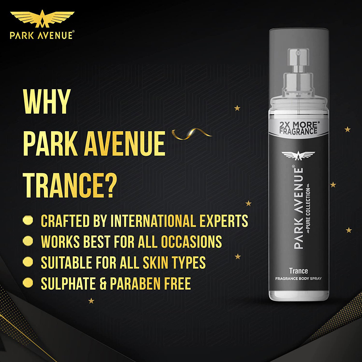 Park Avenue Trance Perfume Body Spray For Men, 135 ml, Pack of 1 Park Avenue Trance Perfume Body Spray For Men, 135 ml, Pack of 1