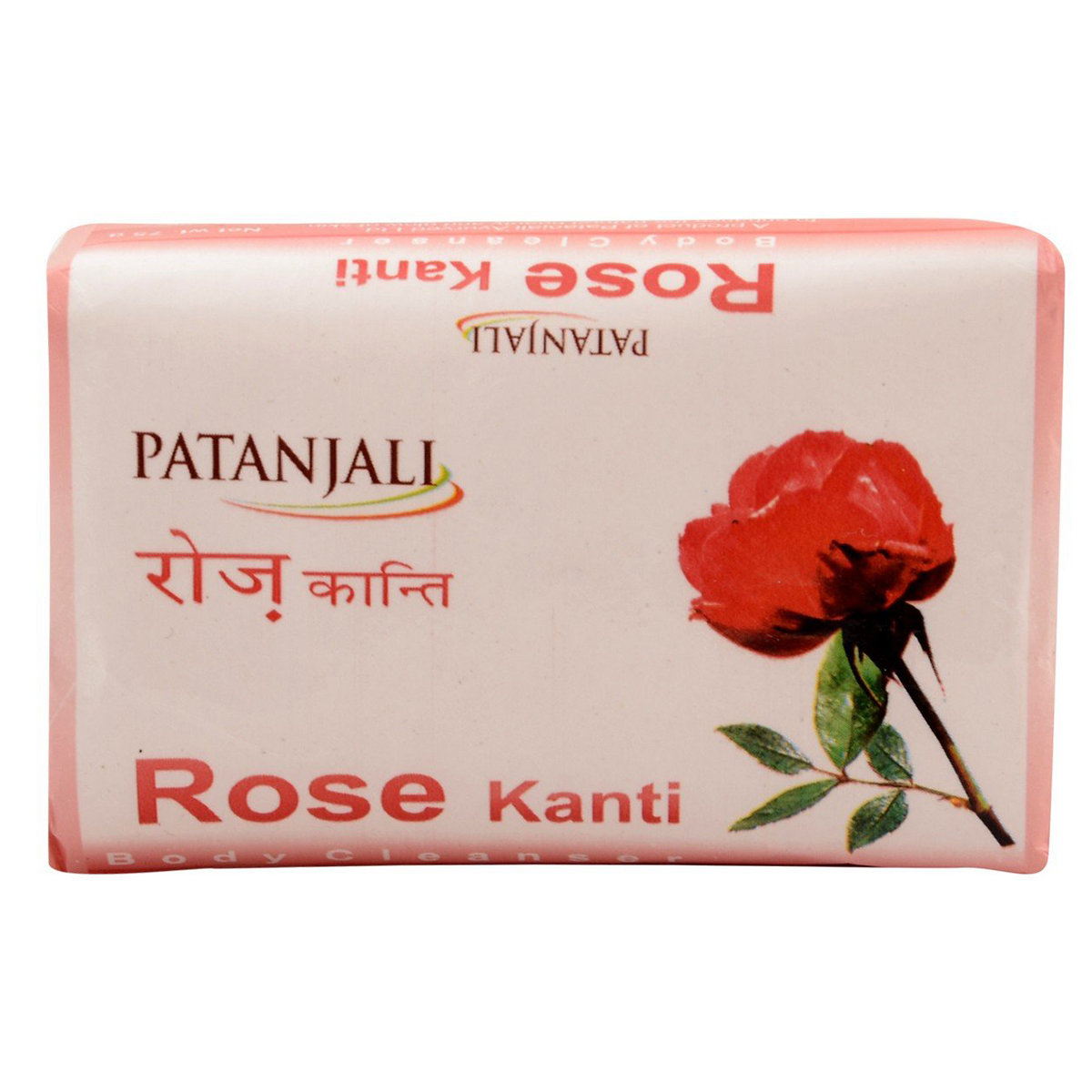 Patanjali Rose Kanti Body Cleanser Soap 75 gm | Rejuvenates, Nourishes & Glorifies Skin | Removes Dryness, Pack of 1 Patanjali Rose Kanti Body Cleanser Soap 75 gm | Rejuvenates, Nourishes & Glorifies Skin | Removes Dryness, Pack of 1