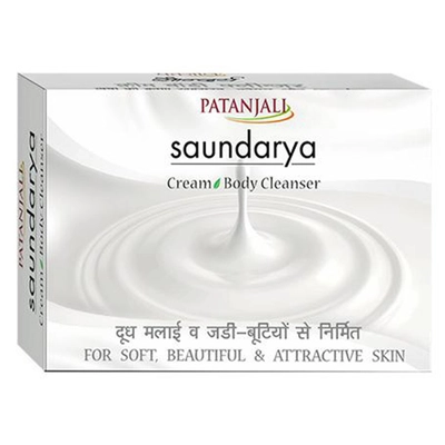 Patanjali Saundarya Cream Body Cleanser, 75 gm, Pack of 1