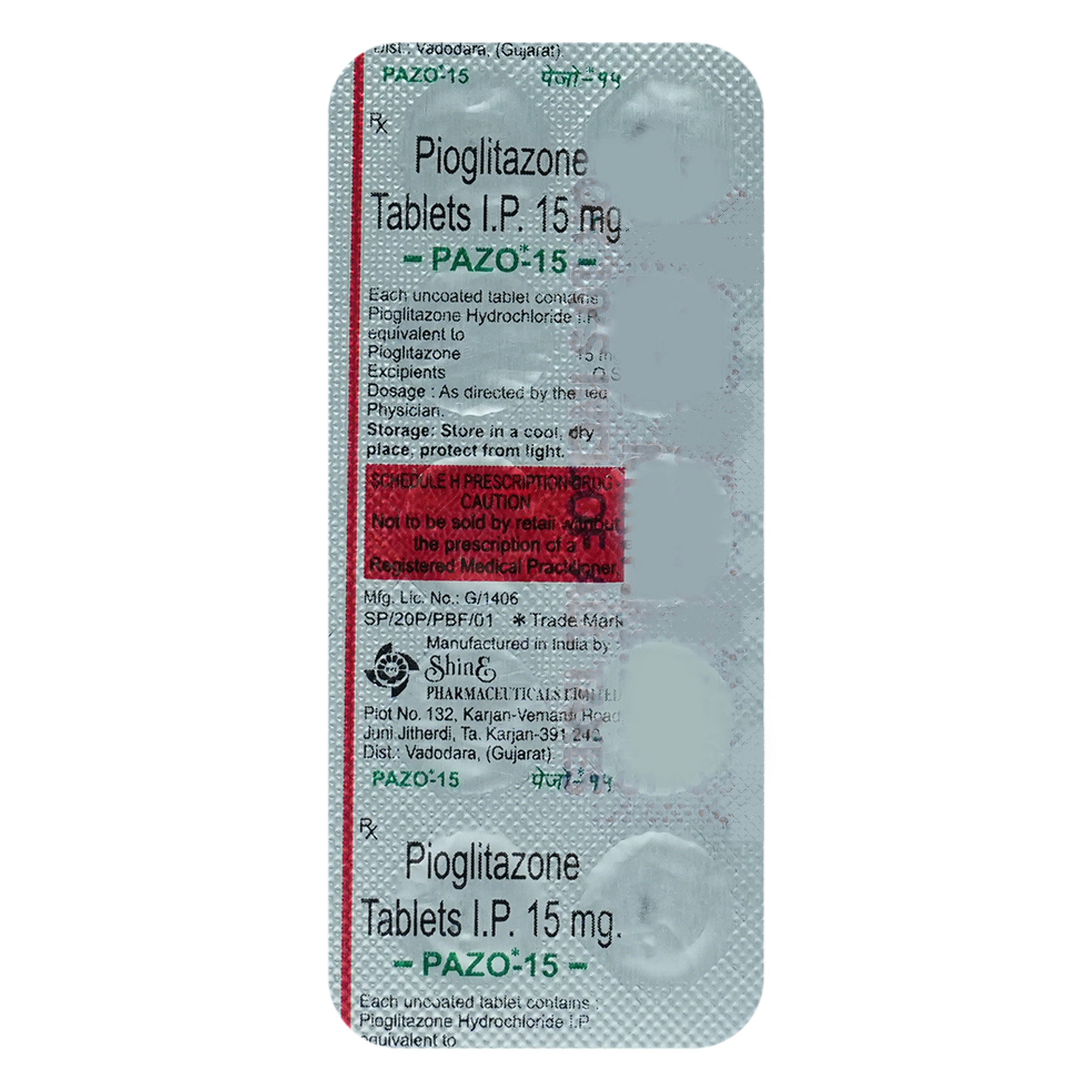 Pazo 15mg Tablet 10's, Pack of 10 TABLETS Pazo 15mg Tablet 10's, Pack of 10 TABLETS